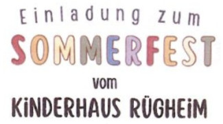 Kinderhaus Sommerfest