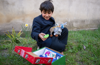 Weihnachten im Schuhkarton